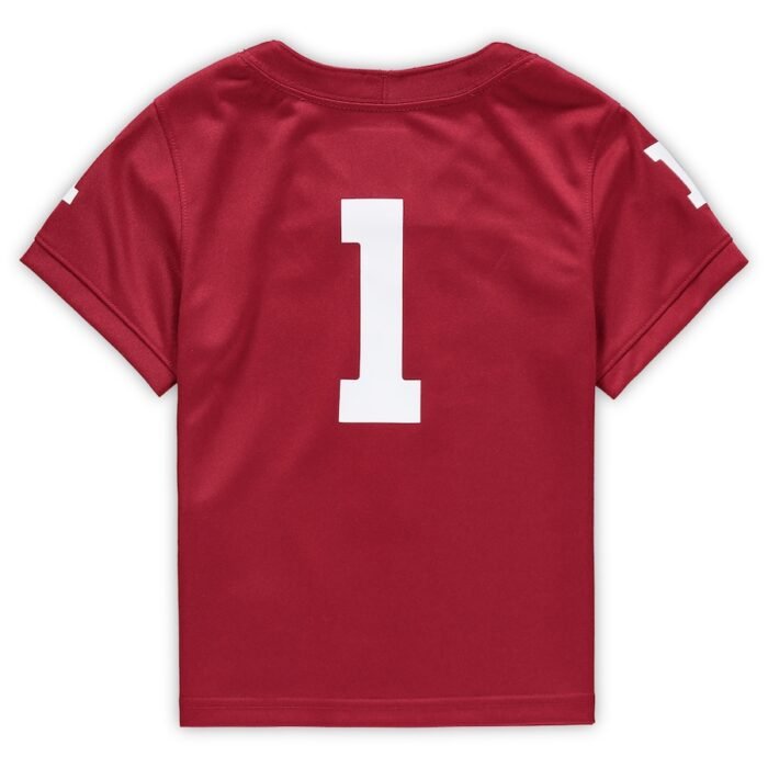 #1 Oklahoma Sooners Jordan Brand Toddler Untouchable Football Jersey - Crimson SKU:3586002