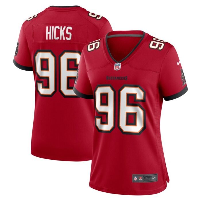 Akiem Hicks Tampa Bay Buccaneers Nike Womens Player Game Jersey - Red SKU:5025388