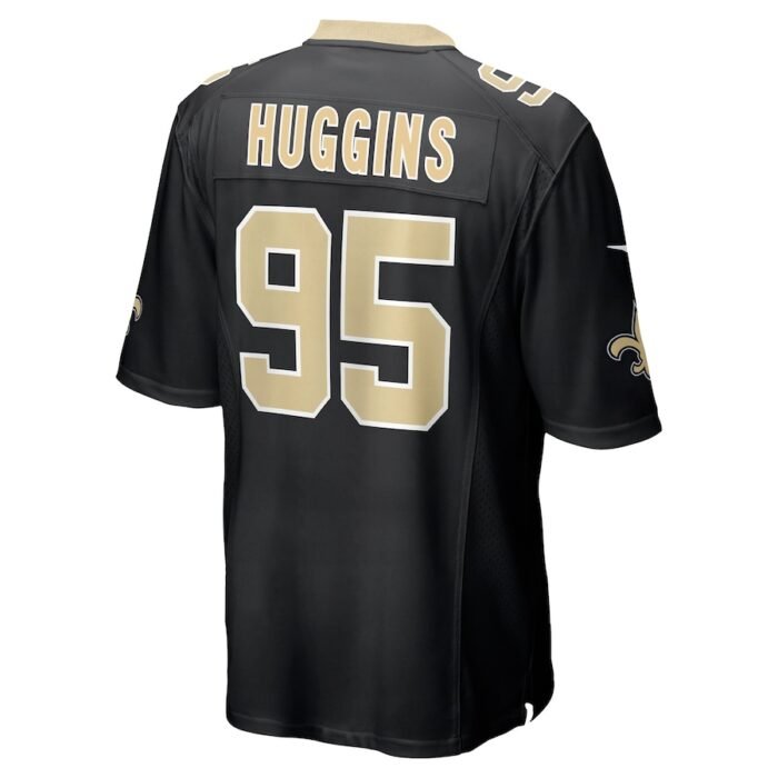 Albert Huggins New Orleans Saints Nike Player Game Jersey - Black SKU:4493895