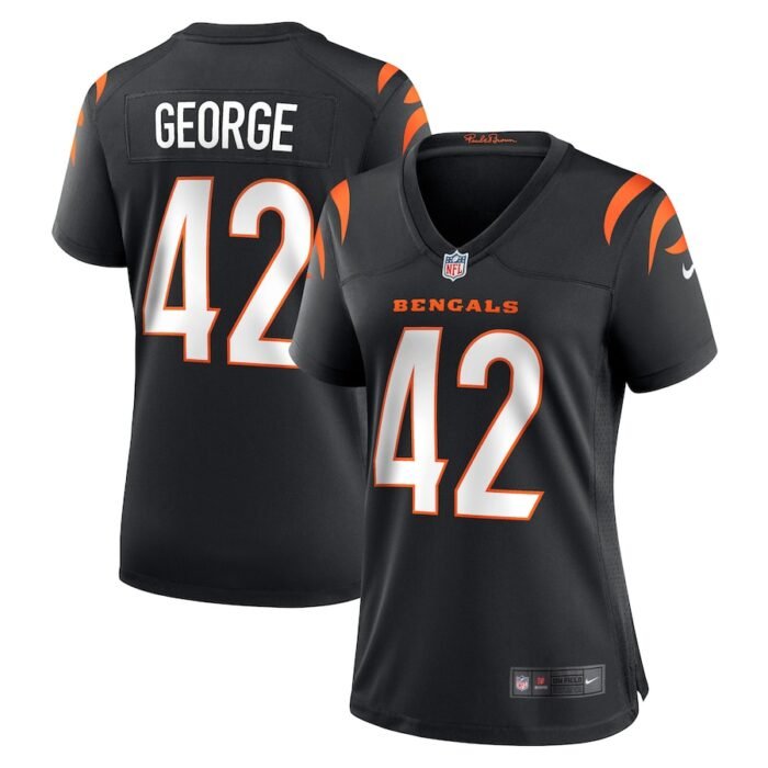 Allan George Cincinnati Bengals Nike Womens Game Player Jersey - Black SKU:5111763
