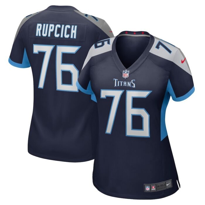 Andrew Rupcich Tennessee Titans Nike Womens Game Player Jersey - Navy SKU:5121435