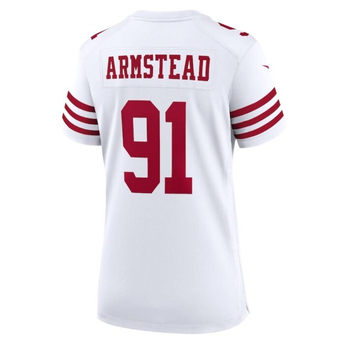 Arik Armstead San Francisco 49ers Nike Womens Player Game Jersey - White SKU:4825972