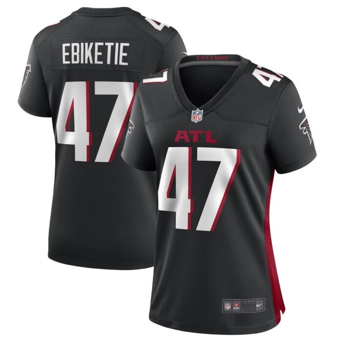 Arnold Ebiketie Atlanta Falcons Nike Womens Game Player Jersey - Black SKU:5110413