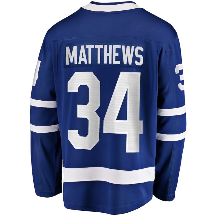 Auston Matthews Toronto Maple Leafs Fanatics Branded Home Breakaway Jersey - Blue SKU:5324140