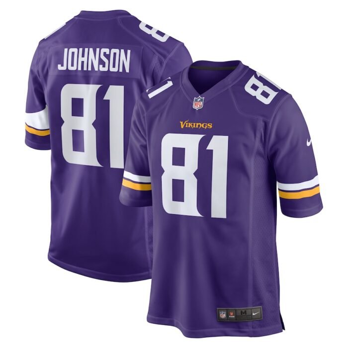 Bisi Johnson Minnesota Vikings Nike Game Jersey - Purple SKU:4027142