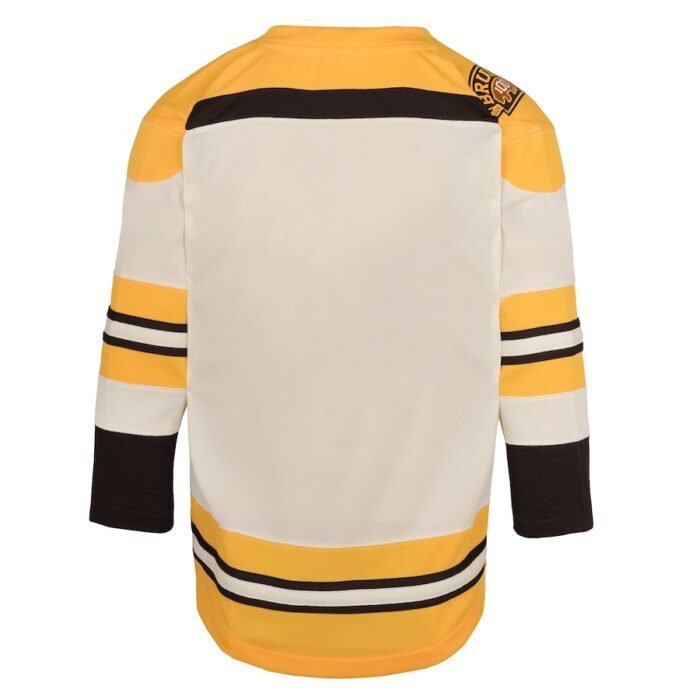 Boston Bruins Toddler 100th Anniversary Replica Jersey - Cream SKU:5281567