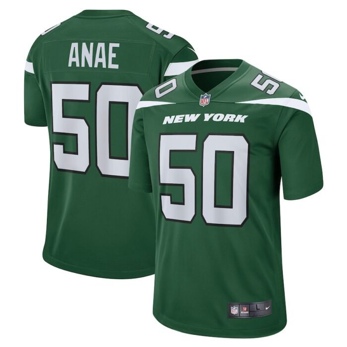 Bradlee Anae New York Jets Nike Game Player Jersey - Gotham Green SKU:5117752
