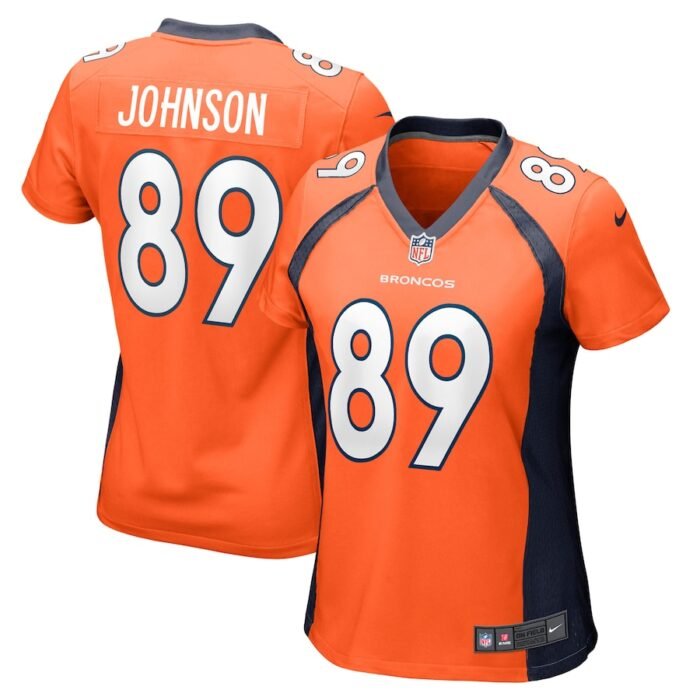 Brandon Johnson Denver Broncos Nike Womens Game Player Jersey - Orange SKU:5113298