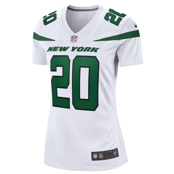 Breece Hall New York Jets Nike Womens Away Game Player Jersey - White SKU:5172586