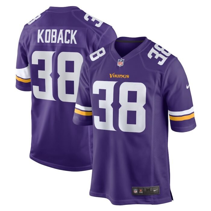 Bryant Koback Minnesota Vikings Nike Home Game Player Jersey - Purple SKU:5275507