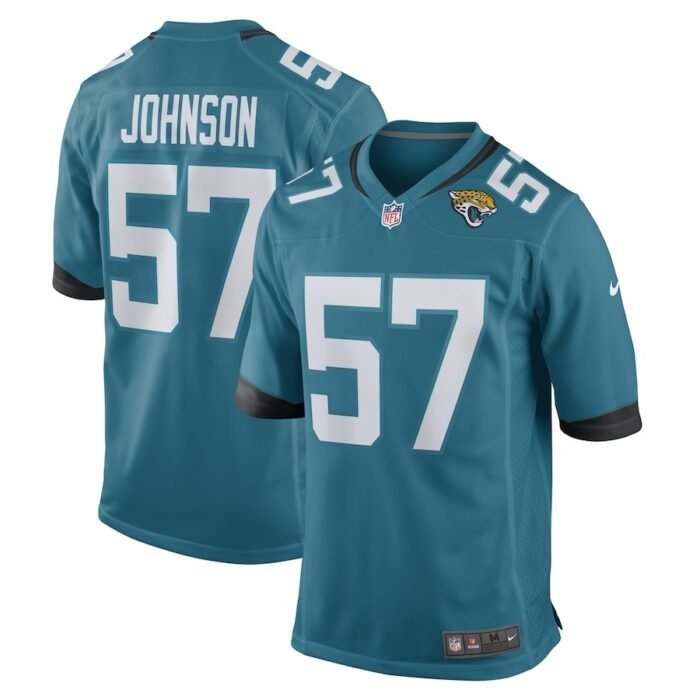 Caleb Johnson Jacksonville Jaguars Nike Game Player Jersey - Teal SKU:5114010