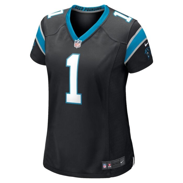 Cam Newton Carolina Panthers Nike Womens Player Game Jersey - Black SKU:4600207