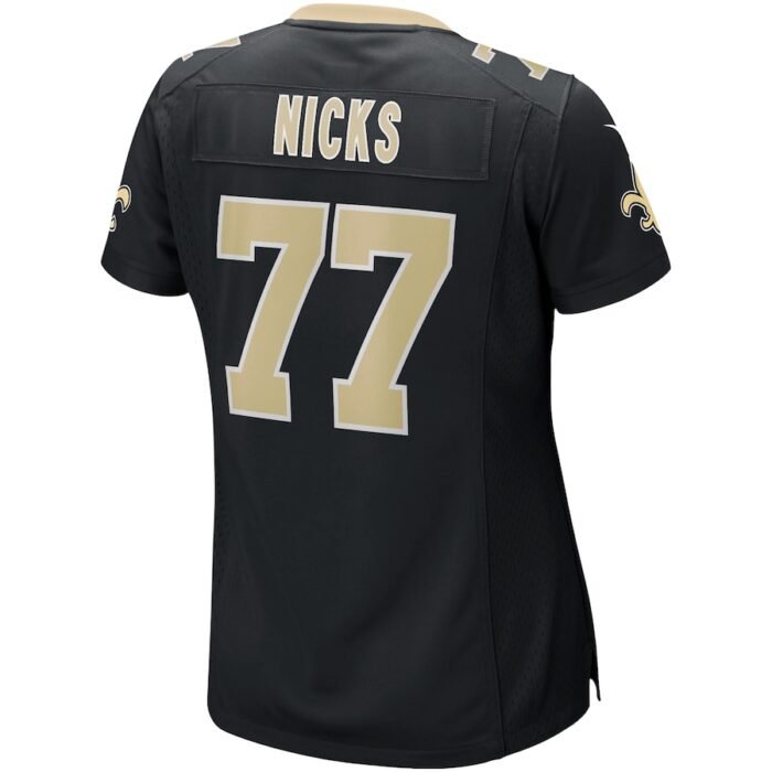 Carl Nicks New Orleans Saints Nike Womens Game Retired Player Jersey - Black SKU:3994198
