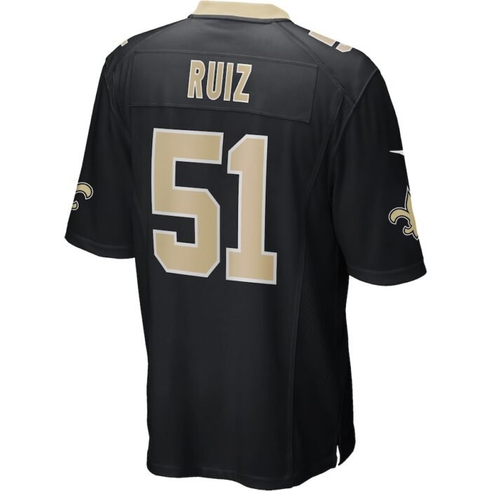 Cesar Ruiz New Orleans Saints Nike Game Jersey - Black SKU:3911800
