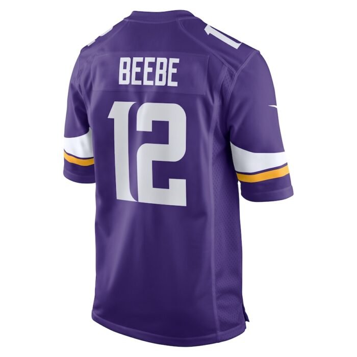 Chad Beebe Minnesota Vikings Nike Game Jersey - Purple SKU:4027089