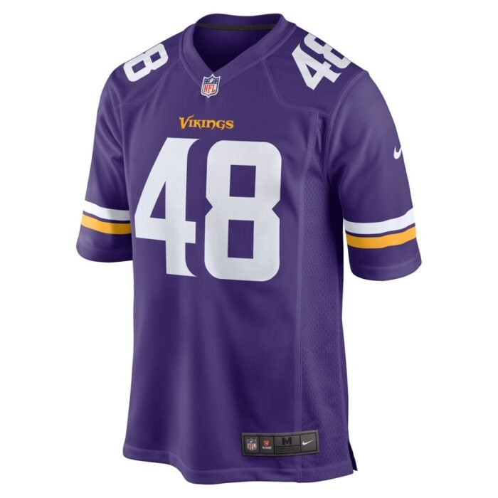 Chris Garrett Minnesota Vikings Nike Home Game Player Jersey - Purple SKU:5275509