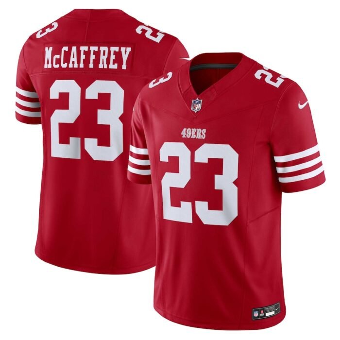 Christian McCaffrey San Francisco 49ers Nike Vapor F.U.S.E. Limited Jersey - Scarlet SKU:5220893