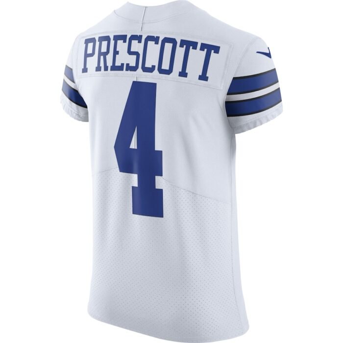 Dak Prescott Dallas Cowboys Nike Vapor Elite Player Jersey - White SKU:4259874