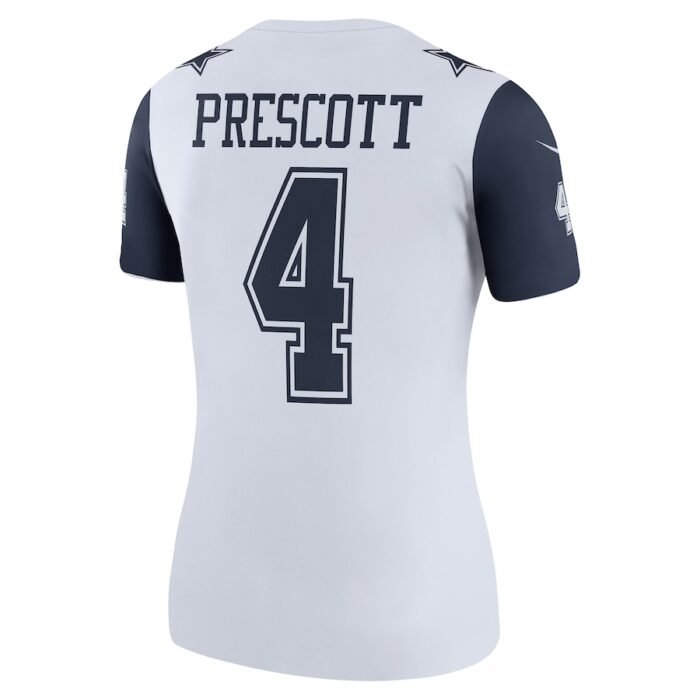 Dak Prescott Dallas Cowboys Nike Womens Color Rush Legend Player Jersey - White SKU:3687702