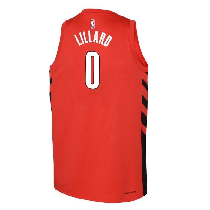 Damian Lillard Portland Trail Blazers Jordan Brand Youth Swingman Jersey - Statement Edition - Red SKU:4989872