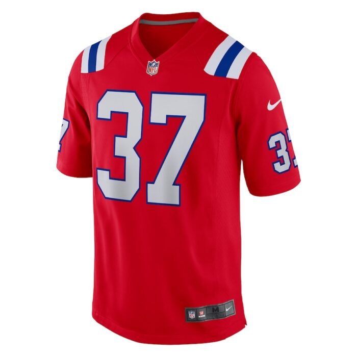Damien Harris New England Patriots Nike Alternate Game Jersey - Red SKU:4753191