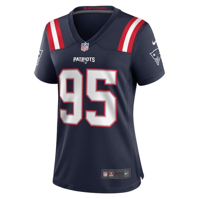 Daniel Ekuale New England Patriots Nike Womens Game Player Jersey - Navy SKU:5115945