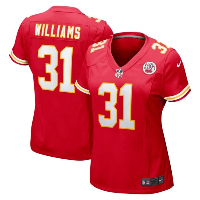 Darrel Williams Kansas City Chiefs Nike Womens Game Jersey - Red SKU:4061938