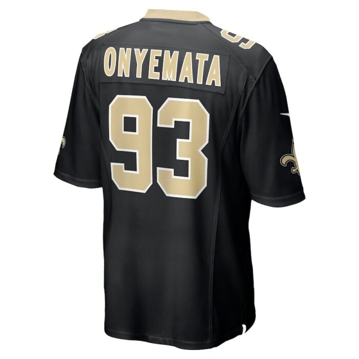 David Onyemata New Orleans Saints Nike Game Jersey - Black SKU:4028087