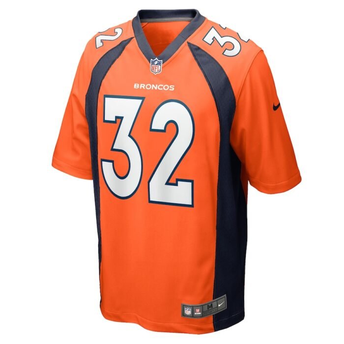 Delarrin Turner-Yell Denver Broncos Nike Game Player Jersey - Orange SKU:5113313