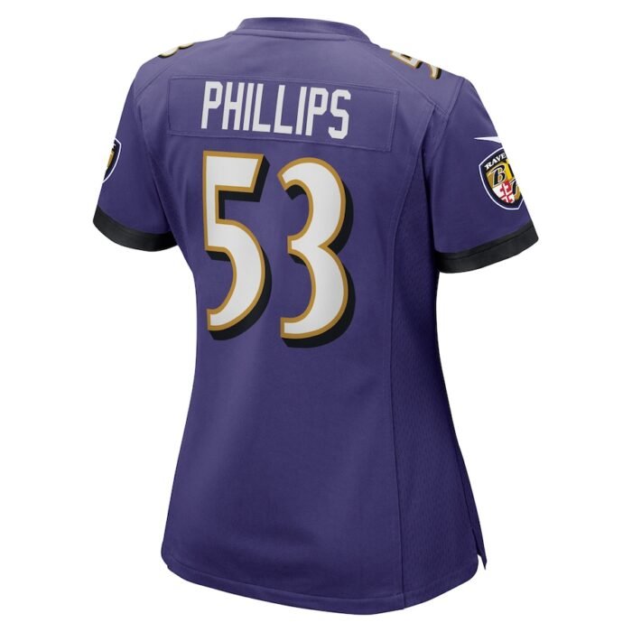 DelShawn Phillips Baltimore Ravens Nike Womens Game Player Jersey - Purple SKU:5110771