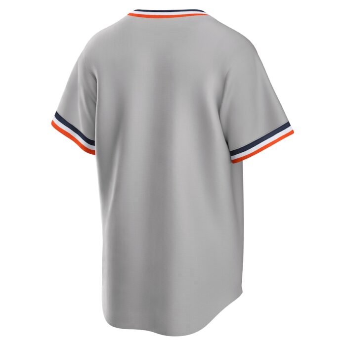 Detroit Tigers Nike Road Cooperstown Collection Team Jersey - Gray SKU:3599501