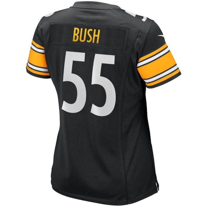 Devin Bush Pittsburgh Steelers Nike Womens Player Jersey - Black SKU:3822153