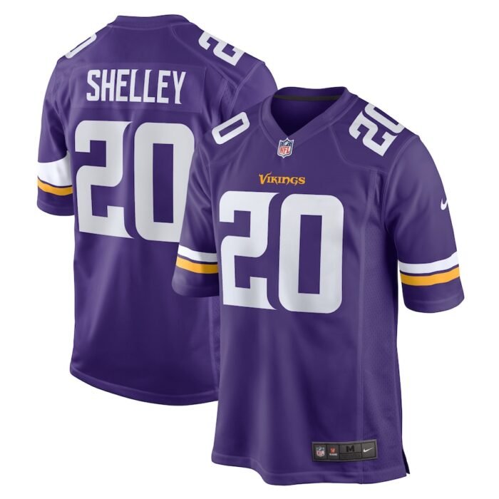 Duke Shelley Minnesota Vikings Nike Home Game Player Jersey - Purple SKU:5275502