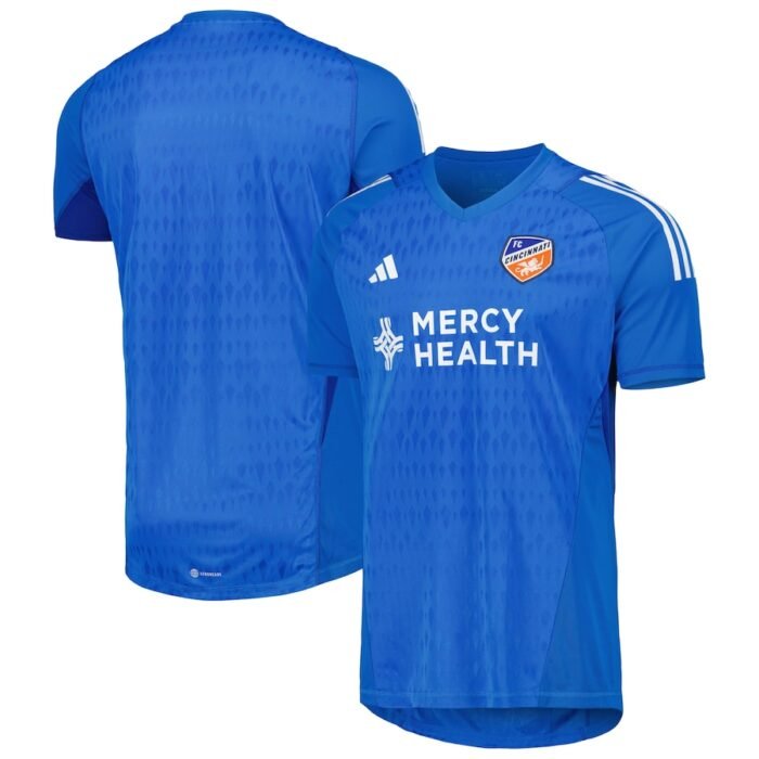 FC Cincinnati adidas 2023 Replica Goalkeeper Jersey - Blue SKU:4907887
