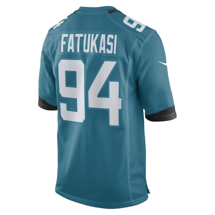 Folorunso Fatukasi Jacksonville Jaguars Nike Game Player Jersey - Teal SKU:5114021