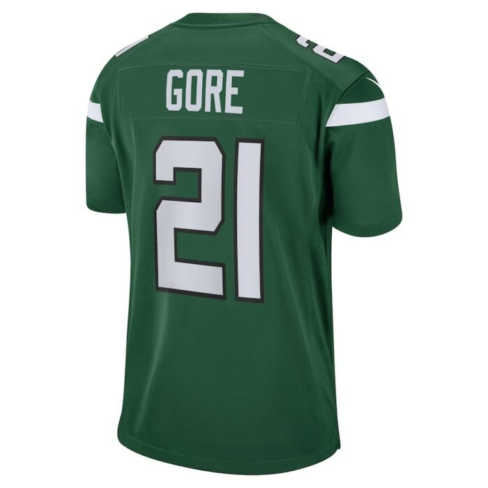 Frank Gore New York Jets Nike Team Game Jersey - Gotham Green SKU:4064026