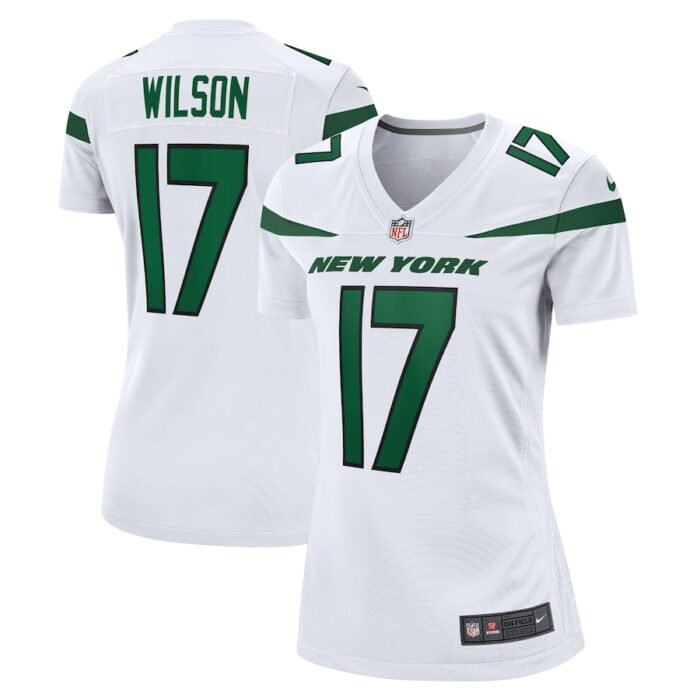 Garrett Wilson New York Jets Nike Womens Game Player Jersey - White SKU:5128739