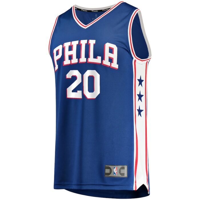 Georges Niang Philadelphia 76ers Fanatics Branded 2021/22 Fast Break Replica Jersey - Icon Edition - Royal SKU:4910258