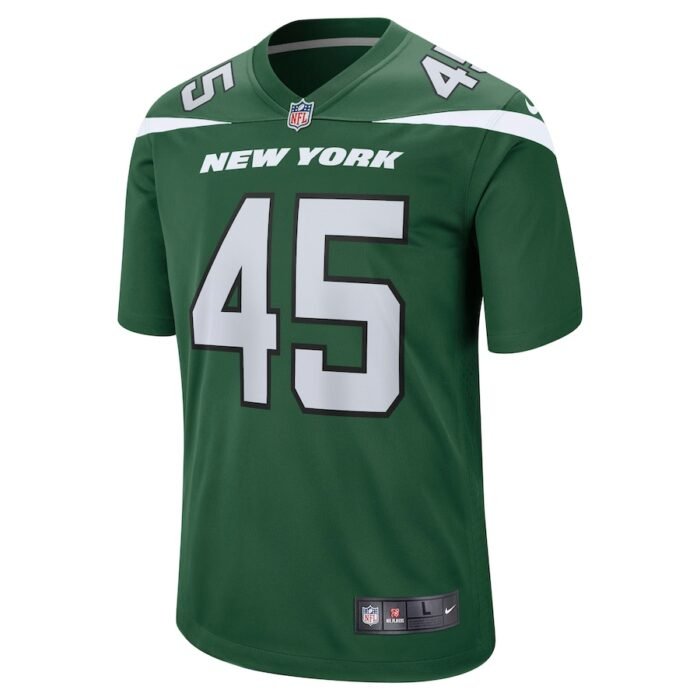 Hamsah Nasirildeen New York Jets Nike Game Jersey - Gotham Green SKU:4480202
