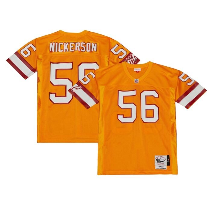 Hardy Nickerson Tampa Bay Buccaneers Mitchell & Ness 1993 Authentic Jersey - Orange SKU:200351757