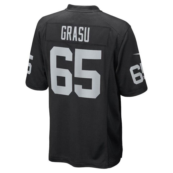 Hroniss Grasu Las Vegas Raiders Nike Game Player Jersey - Black SKU:5114956