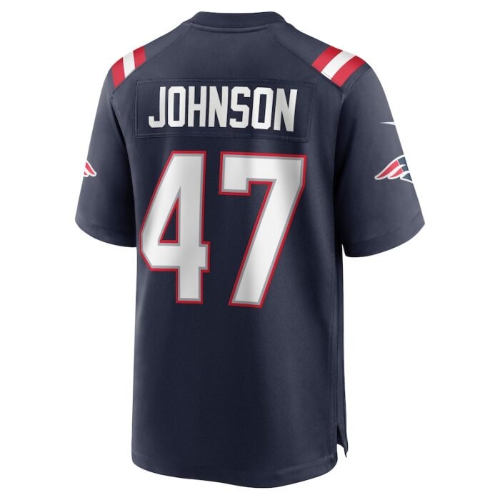 Jakob Johnson New England Patriots Nike Game Jersey - Navy SKU:4027941