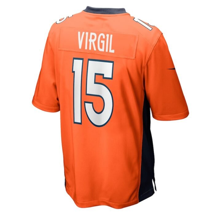 Jalen Virgil Denver Broncos Nike Game Player Jersey - Orange SKU:5113307