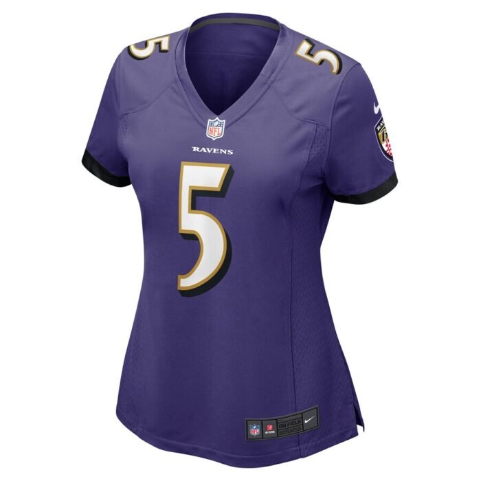 Jalyn Armour-Davis Baltimore Ravens Nike Womens Game Player Jersey - Purple SKU:5064478