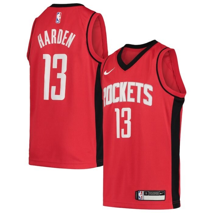 James Harden Houston Rockets Nike Youth Team Swingman Jersey - Icon Edition - Red SKU:3653485