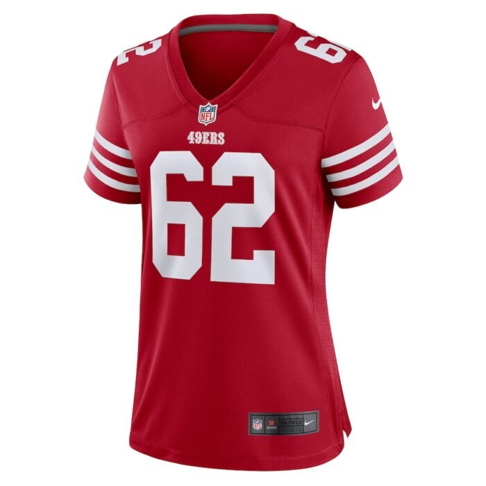 Jason Poe San Francisco 49ers Nike Womens Game Player Jersey - Scarlet SKU:5111160