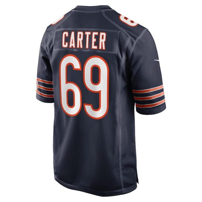 JaTyre Carter Chicago Bears Nike Game Player Jersey - Navy SKU:5111360