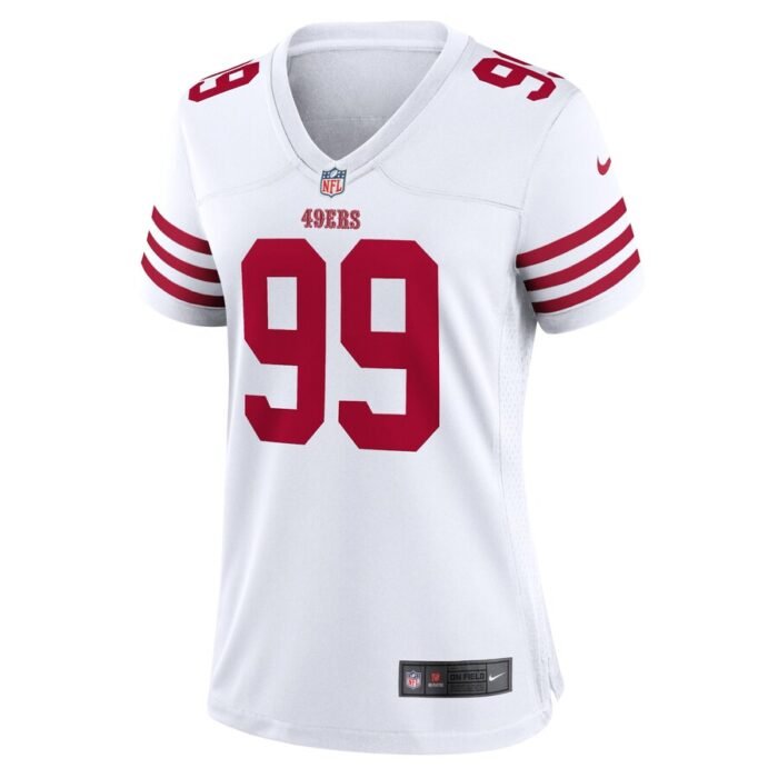Javon Kinlaw San Francisco 49ers Nike Womens Player Game Jersey - White SKU:4825976