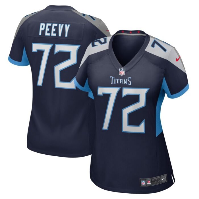 Jayden Peevy Tennessee Titans Nike Womens Game Player Jersey - Navy SKU:5121434