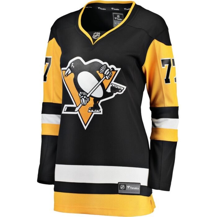 Jeff Carter Pittsburgh Penguins Fanatics Branded Womens 2017/18 Home Breakaway Jersey - Black SKU:4325975